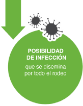 Posibilidad de infección Posibilidad de infección